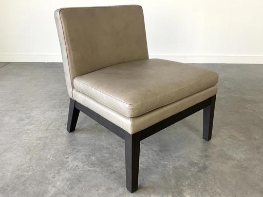 West elm deals leather slipper chair