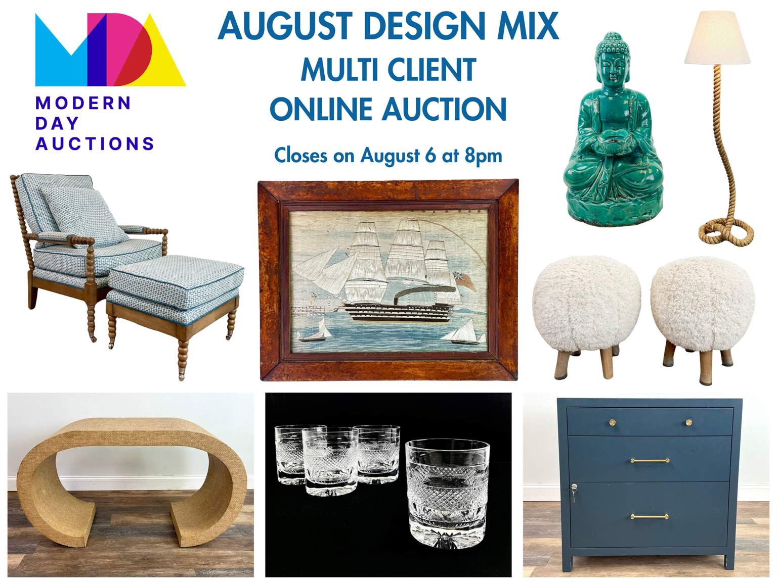 August Design Mix Multi Client Online Auction