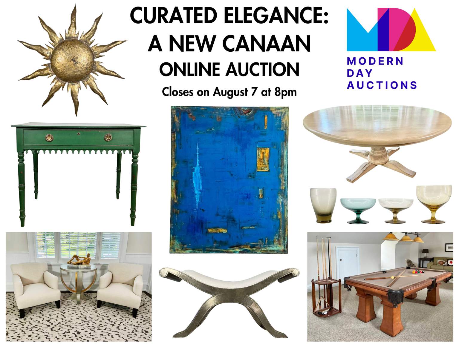 Curated Elegance: A New Canaan Online Auction