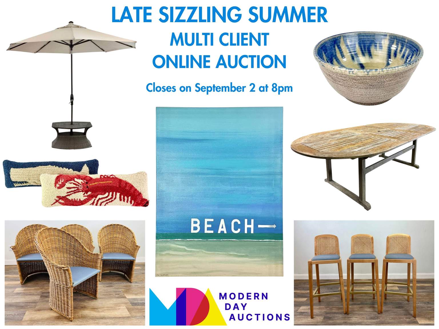 Late Sizzling Summer Multi Client Online Auction