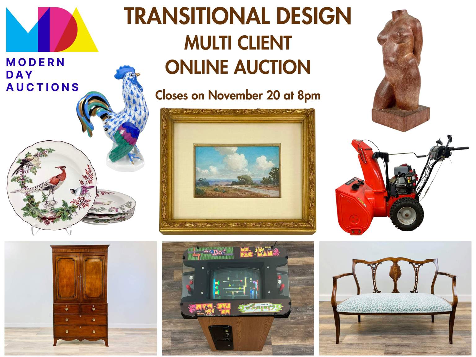 Transitional Design Multi Client Online Auction